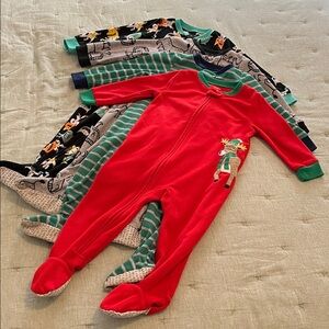 24M Carter's Footed Pajama Bundle
